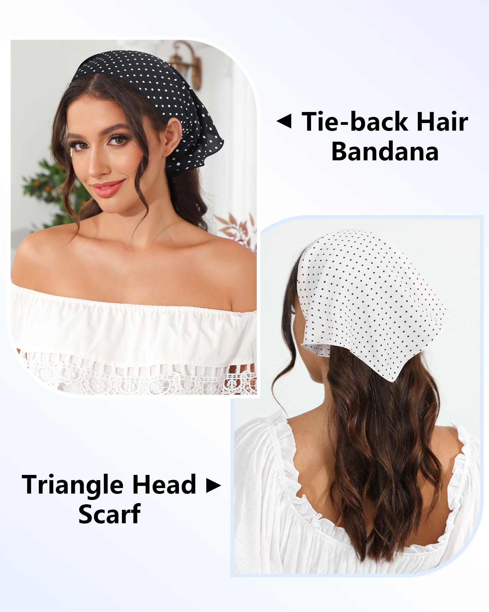 AWAYTR triangle bandana laid flat showing shape and tie ends benefit