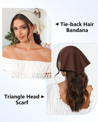AWAYTR worn with bun hairstyle demonstrating hair protection benefit