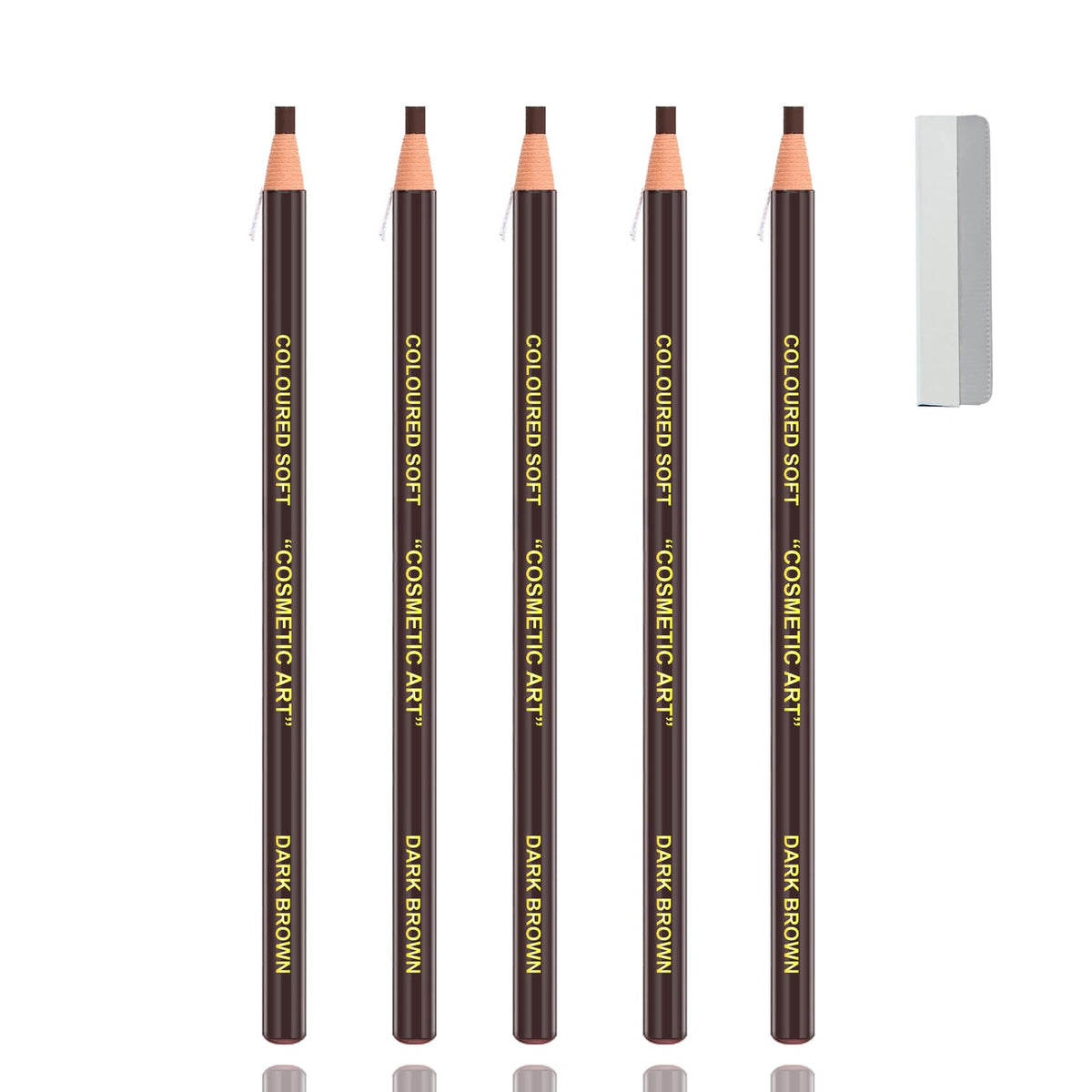 AWCCXMYM front packaging showing five pencils, easy storage benefit