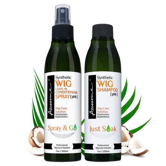 Awesome front packaging bottles showing two-pak and clear labels for quick identification and care