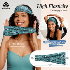 Awumbuk folded headband illustrating slimmer profile and versatile wear