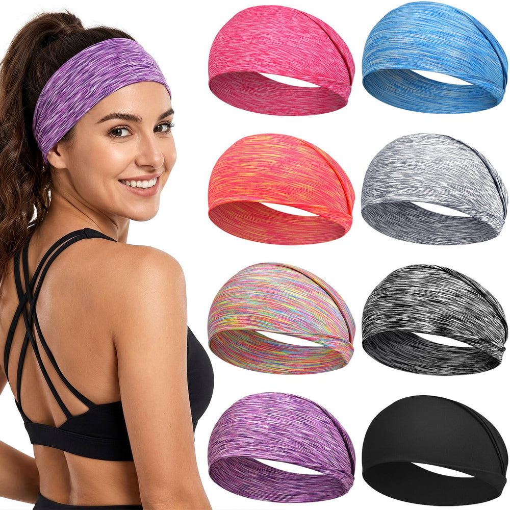 Awumbuk front pack shot showing eight colorful headbands and variety benefit