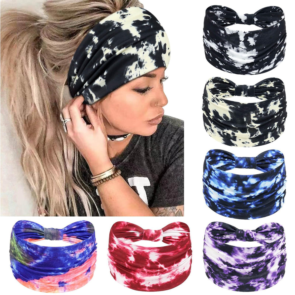 Awumbuk purple headband front view showing design and secure fit benefits