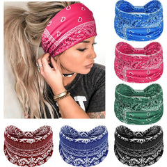 Awumbuk front view of rose red headband showing shape and brand benefit of secure fit