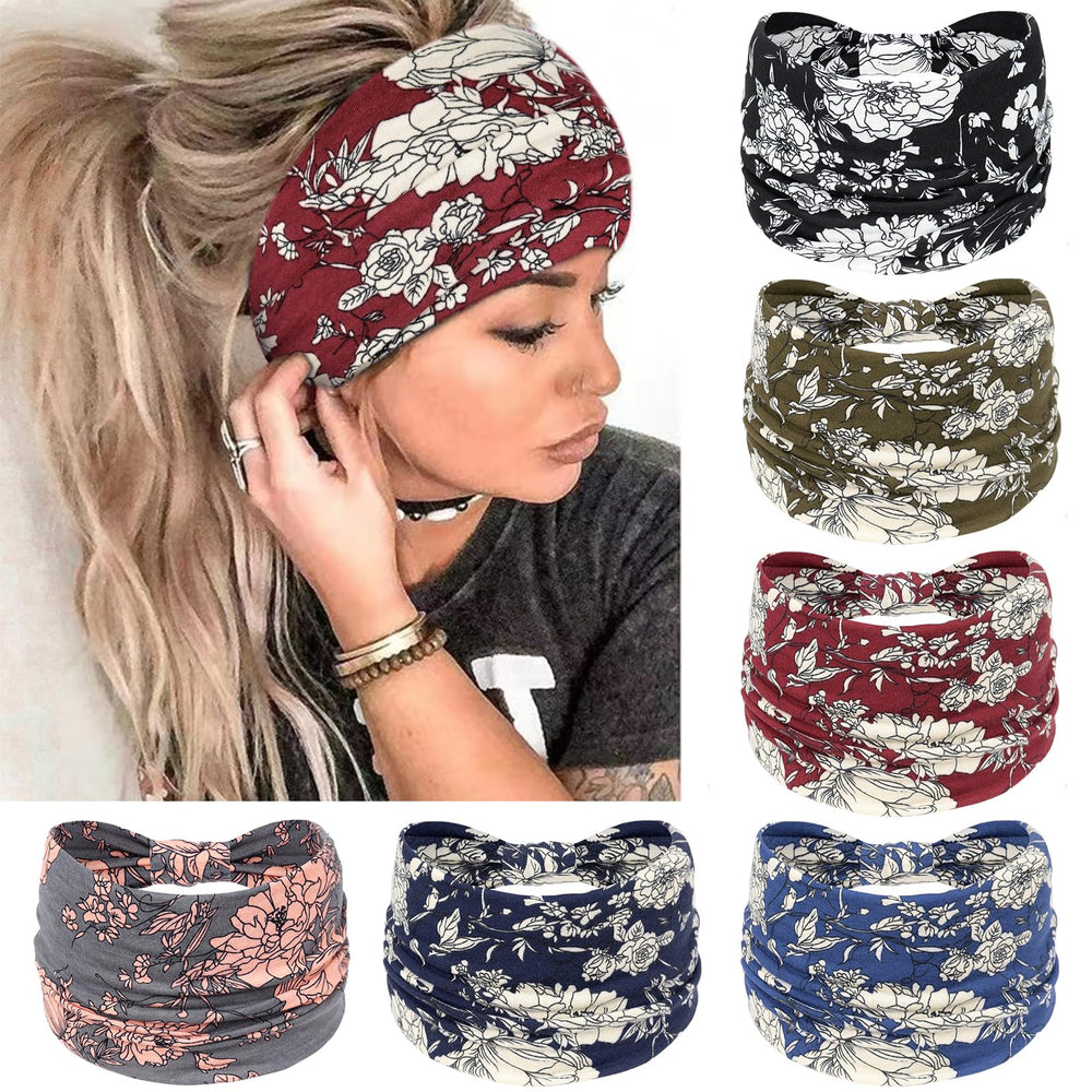 Awumbuk headband front view showing full coverage and versatile styling benefit