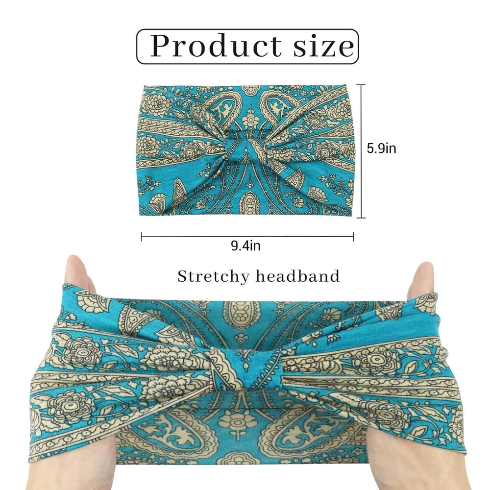 Awumbuk headband worn during yoga demonstrating non-slip sweat control