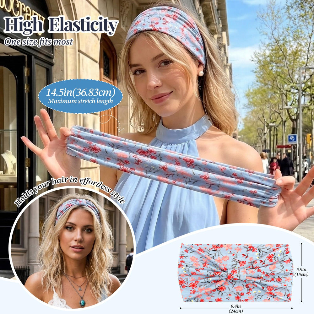 Awumbuk headband next to hand demonstrating size and coverage