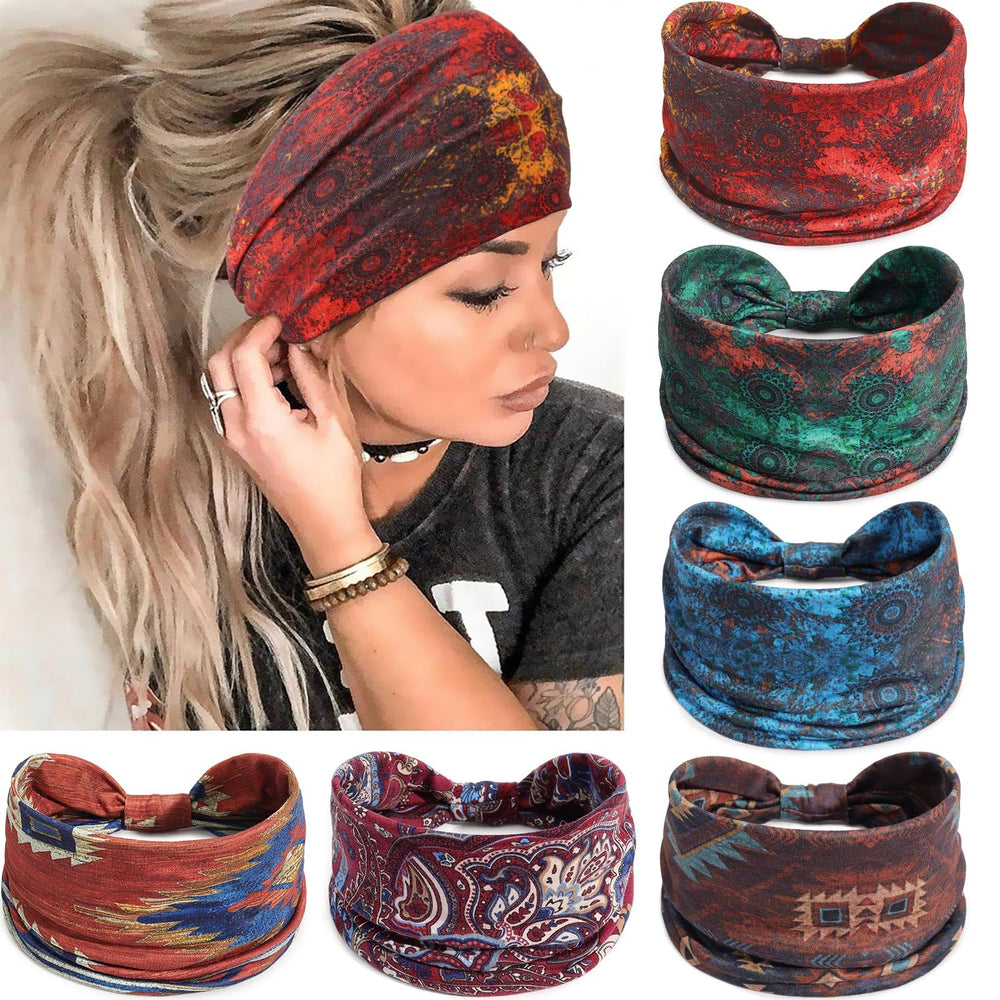 Awumbuk headband front view showing dark green color and six pack convenience