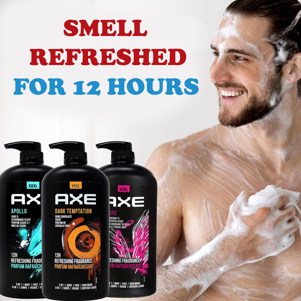 AXE Dark Temptation close texture shot emphasizing rich lather benefit