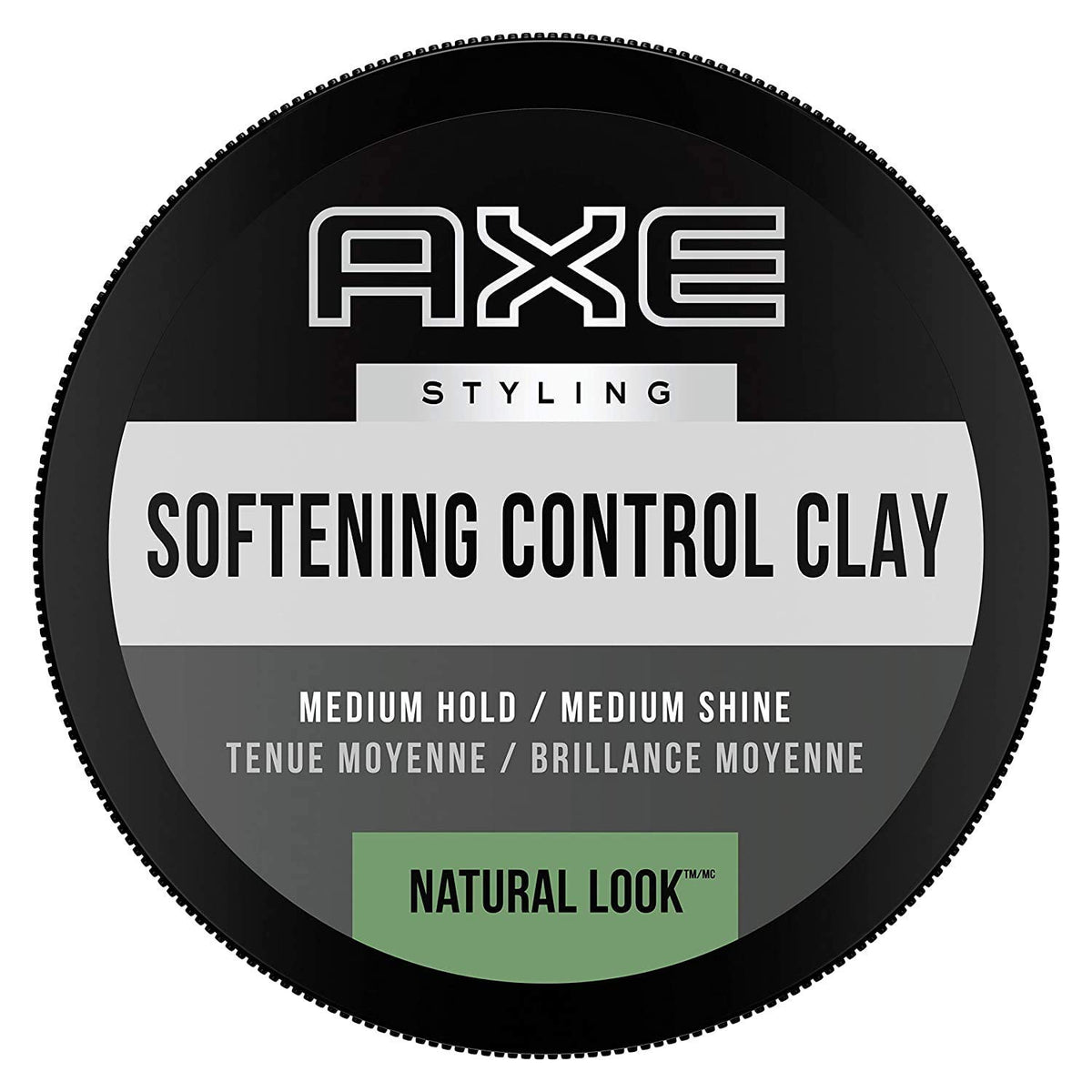 Dove shows Axe cream front packaging with portable size and easy styling benefit