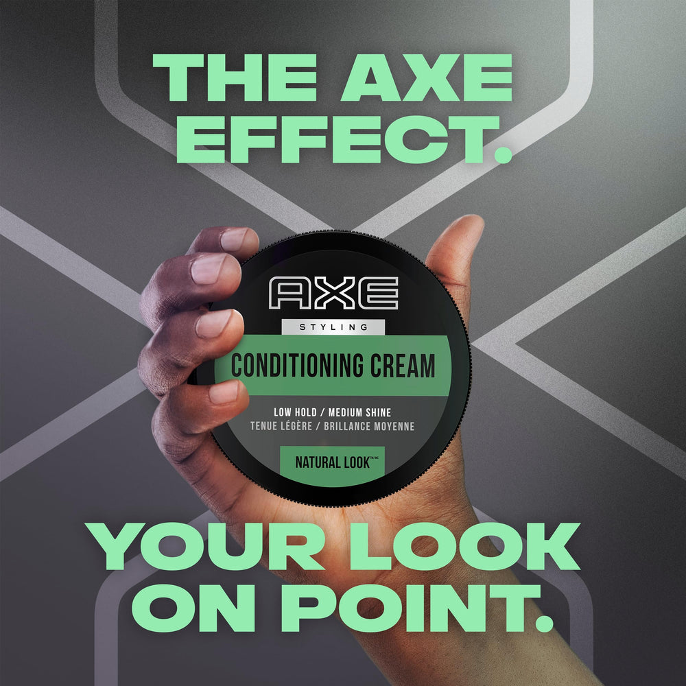 AXE natural look style before and after showing subtle shaping benefit and natural finish