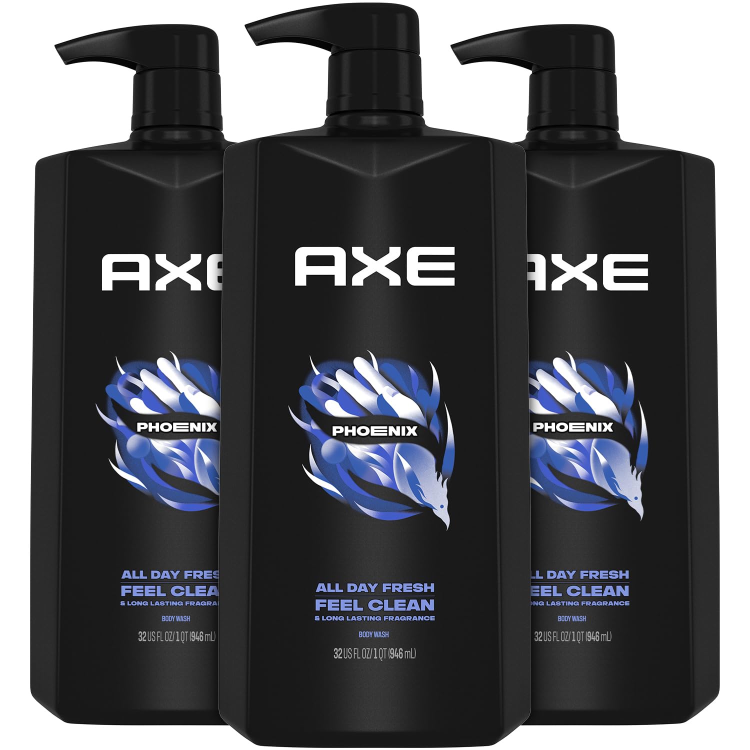 AXE Phoenix front packaging showing scent and benefits