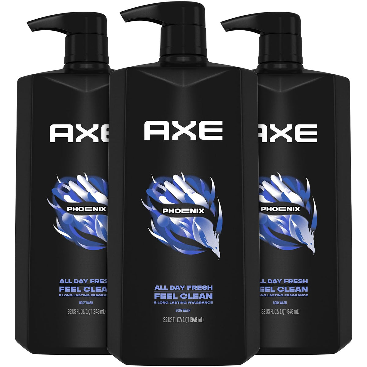 AXE Phoenix front packaging showing scent and benefits
