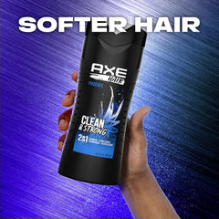 AXE Phoenix open cap producing rich lather to demonstrate efficient cleansing and conditioning