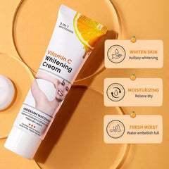 Axnoocy label ingredients closeup highlighting vitamin C benefit