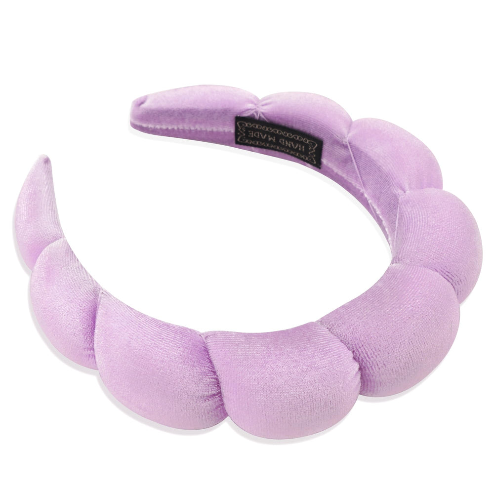Ayesha headband close-up of sponge texture showing soft cushion benefit: comfortable wear