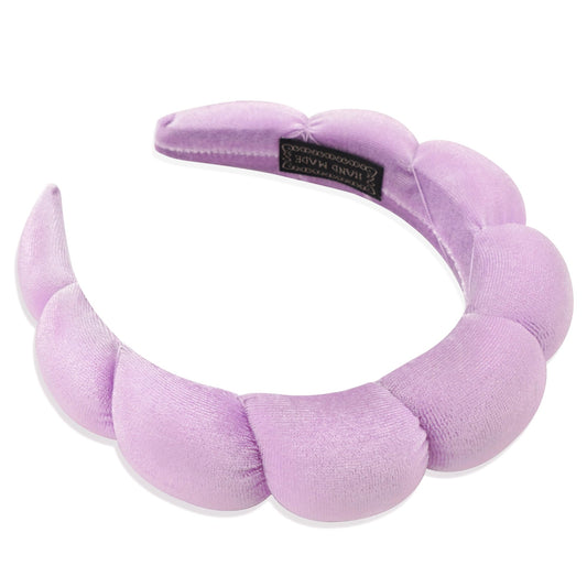 Ayesha headband close-up of sponge texture showing soft cushion benefit: comfortable wear