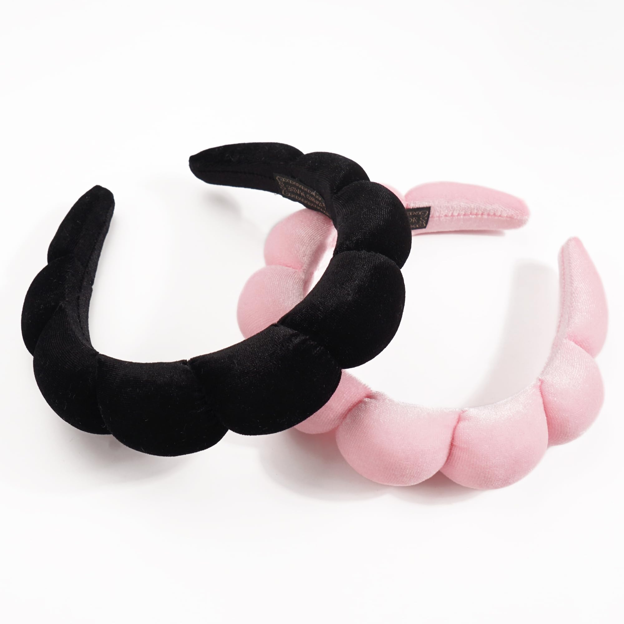 Ayesha headband in use during facial application keeping hair clean and secure