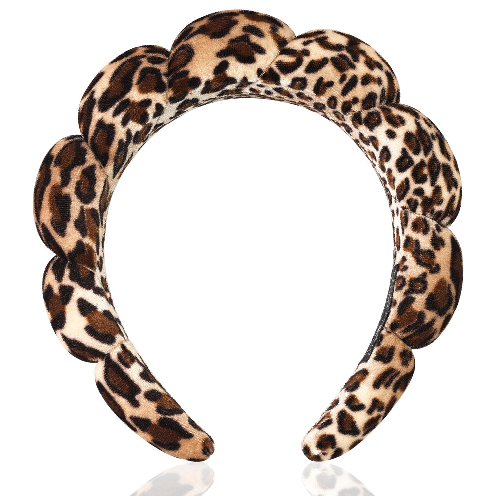 Ayesha headband on bathroom vanity showing skincare-ready convenience