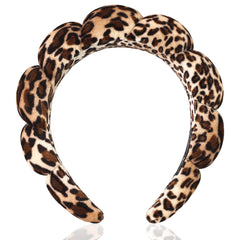 Ayesha headband on bathroom vanity showing skincare-ready convenience