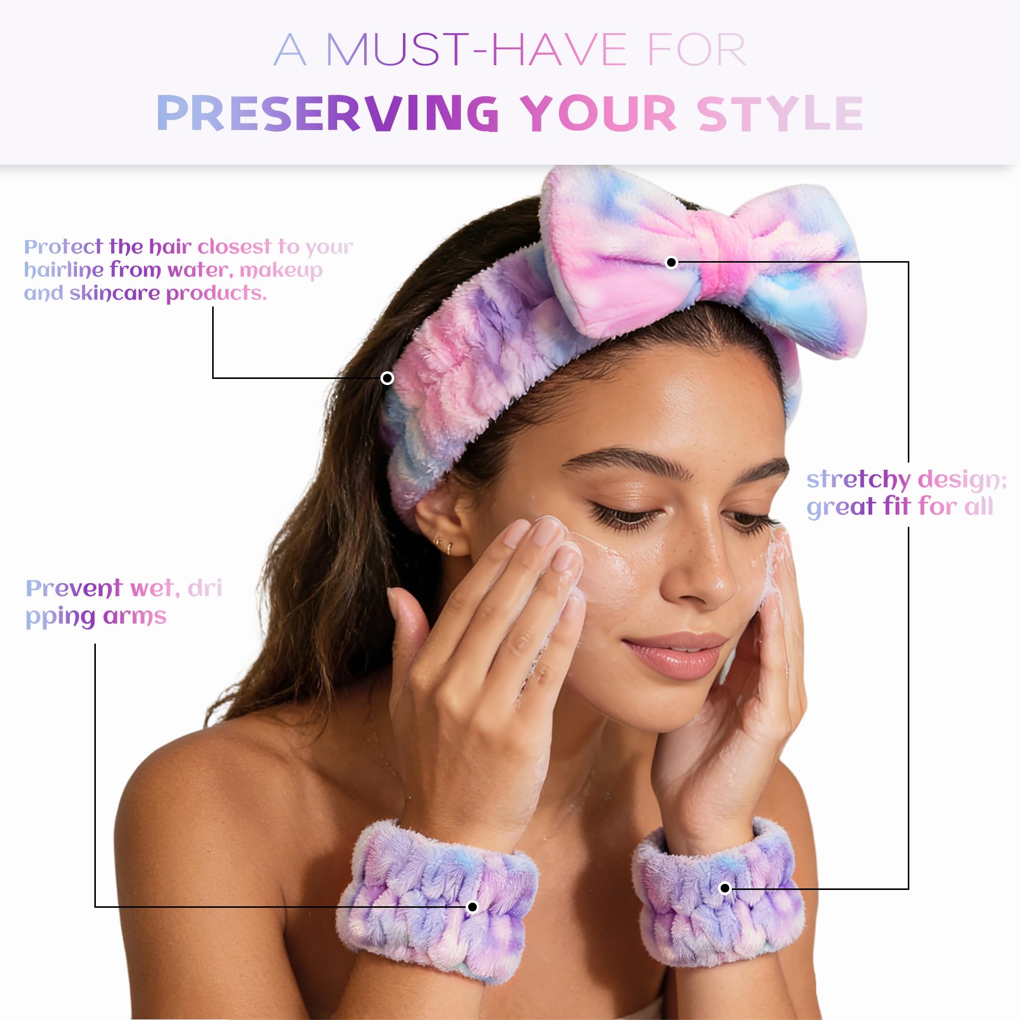 Ayesha set displayed in bathroom showing tidy skincare routine benefit