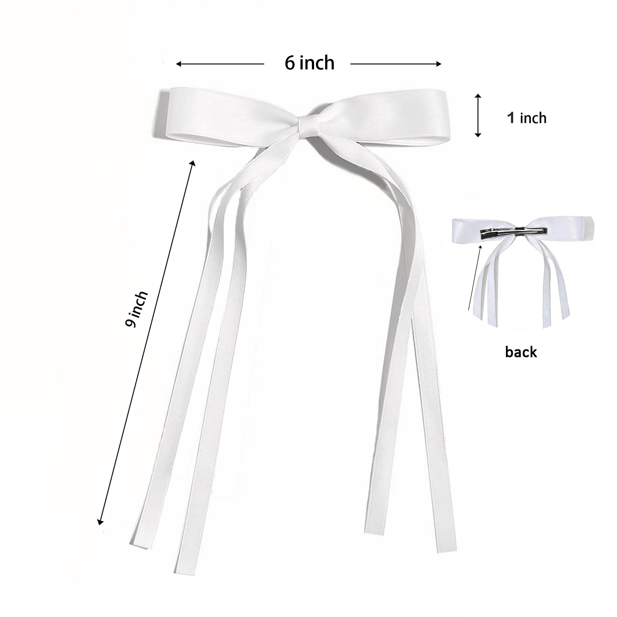 Ayesha bow beside hand showing scale and easy-to-wear size benefit