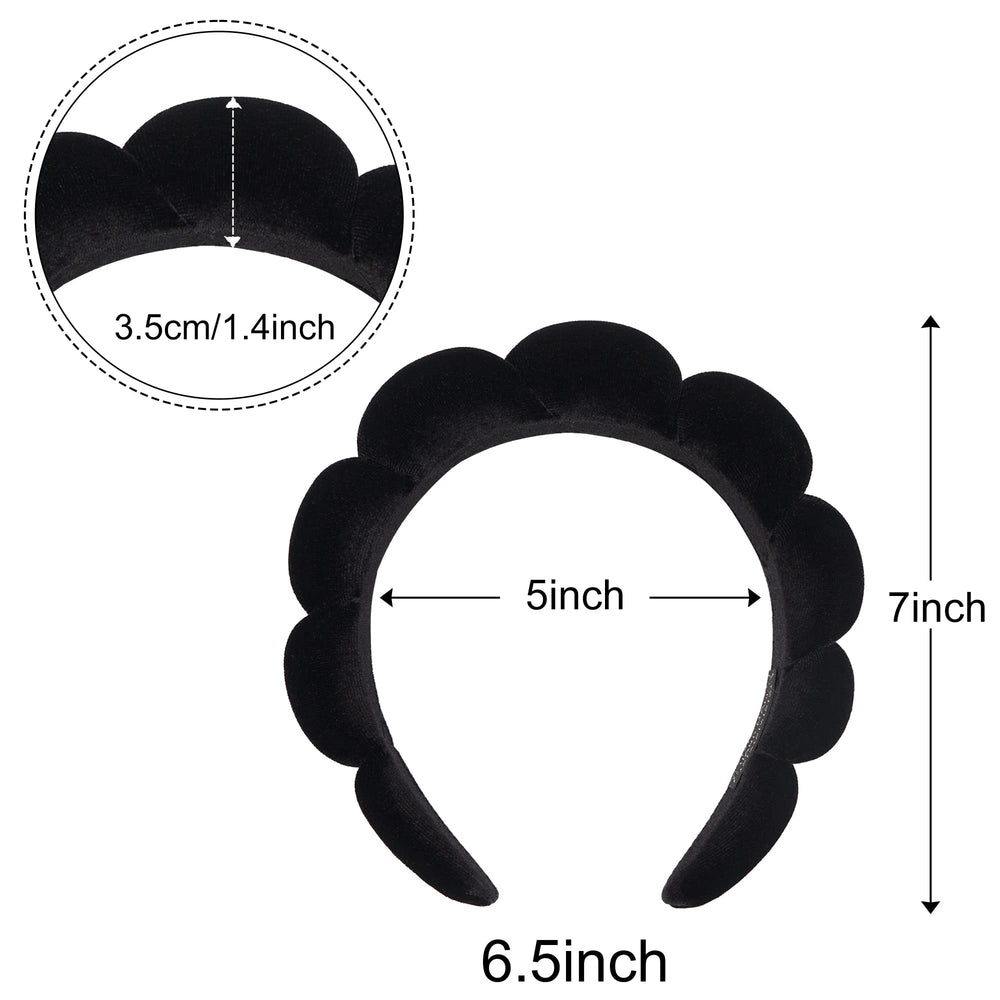 Ayesha headband on bathroom vanity illustrating easy spa-ready use benefit