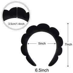 Ayesha headband on bathroom vanity illustrating easy spa-ready use benefit