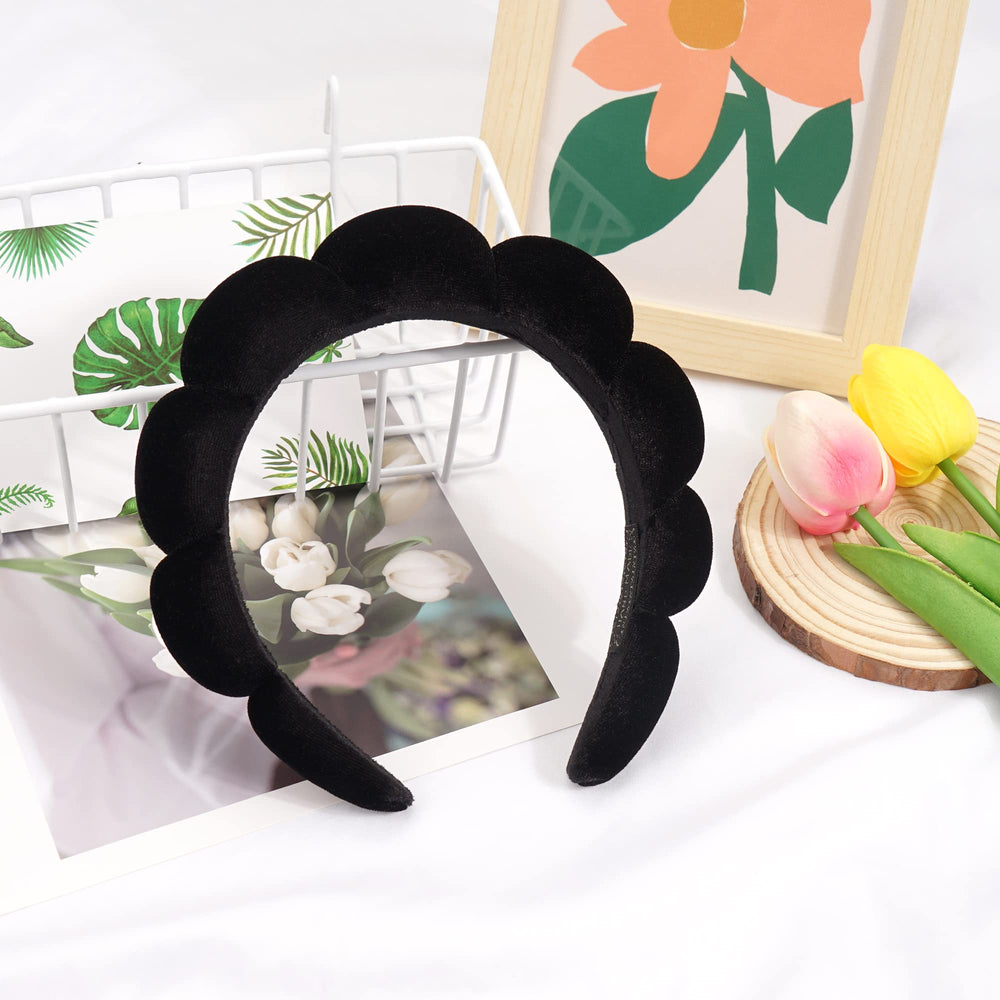 Ayesha side profile on model displays secure hold while applying makeup benefit
