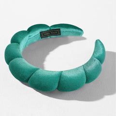 Ayesha headband close-up of velvet texture highlighting soft feel