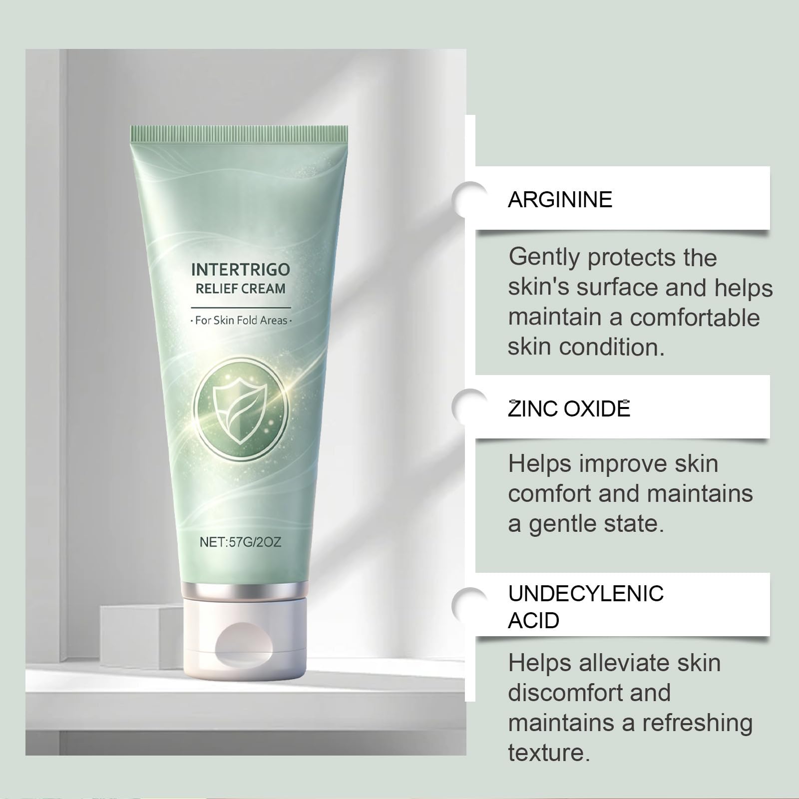 Ayland cream on bathroom counter in lifestyle scene conveying simple integration into routine