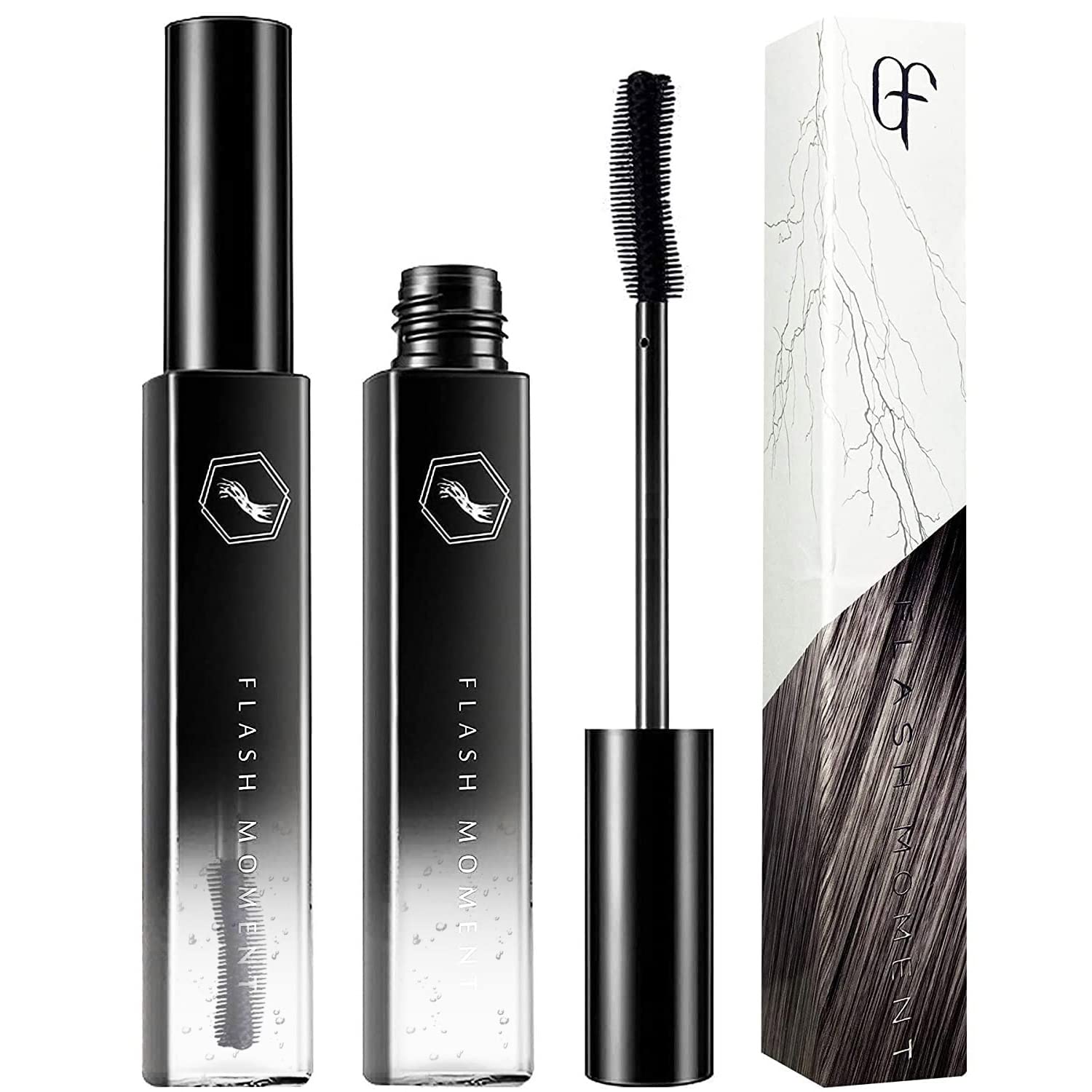 Aymaloy front packaging showing two unscented finishing sticks and benefits