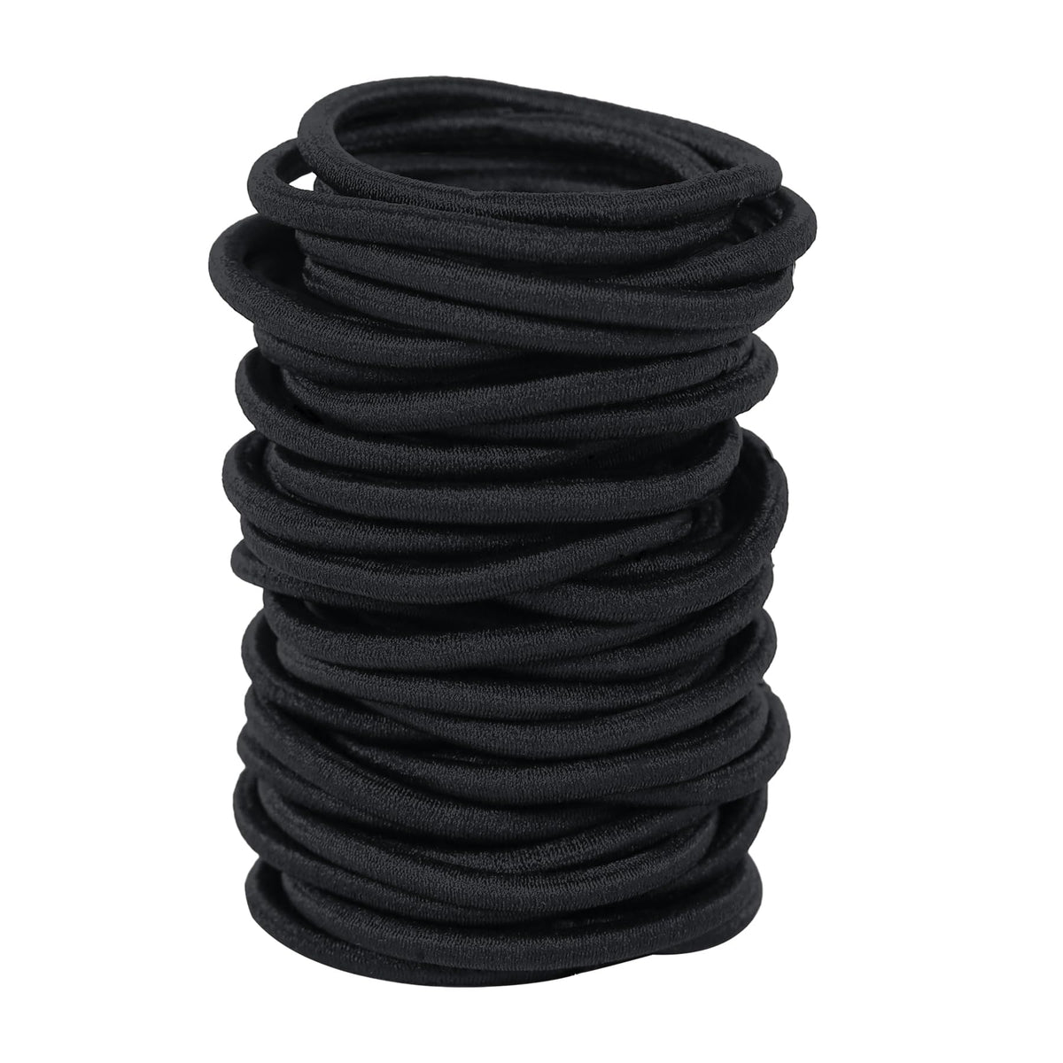 Ayogost front packaging of 180 black hair ties showing value pack and quantity benefit