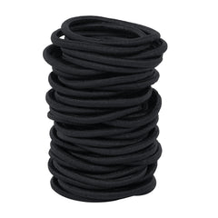 Ayogost front packaging of 180 black hair ties showing value pack and quantity benefit