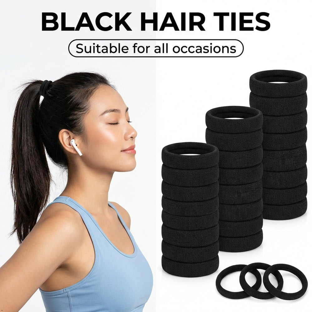 Ayogost hair tie securing a high ponytail demonstrating strong hold benefit