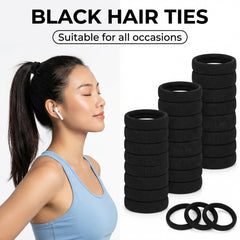 Ayogost hair tie securing a high ponytail demonstrating strong hold benefit