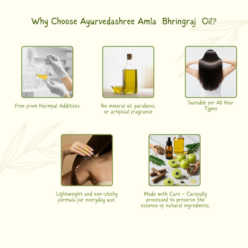 AYURVEDASHREE ingredient label close-up showing 11-herb formulation and clean ingredients