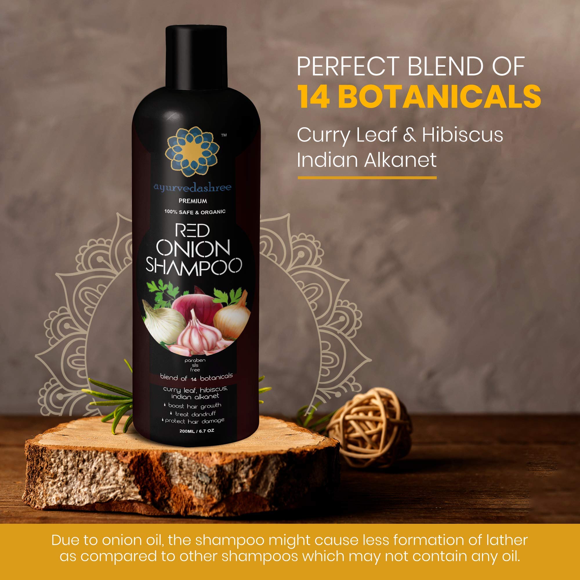 AYURVEDASHREE bottle staged in bathroom showing everyday routine convenience