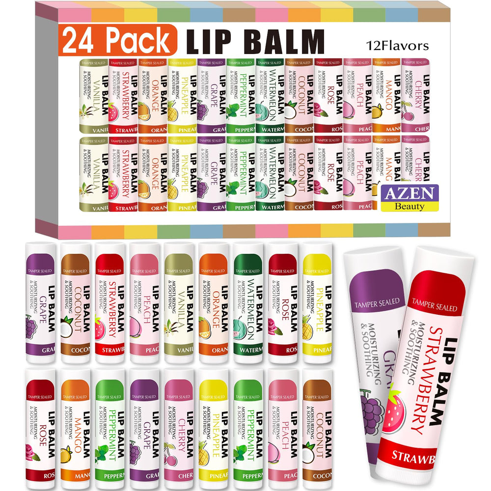 AZEN front packaging showing 24-pack and flavor variety for easy selection