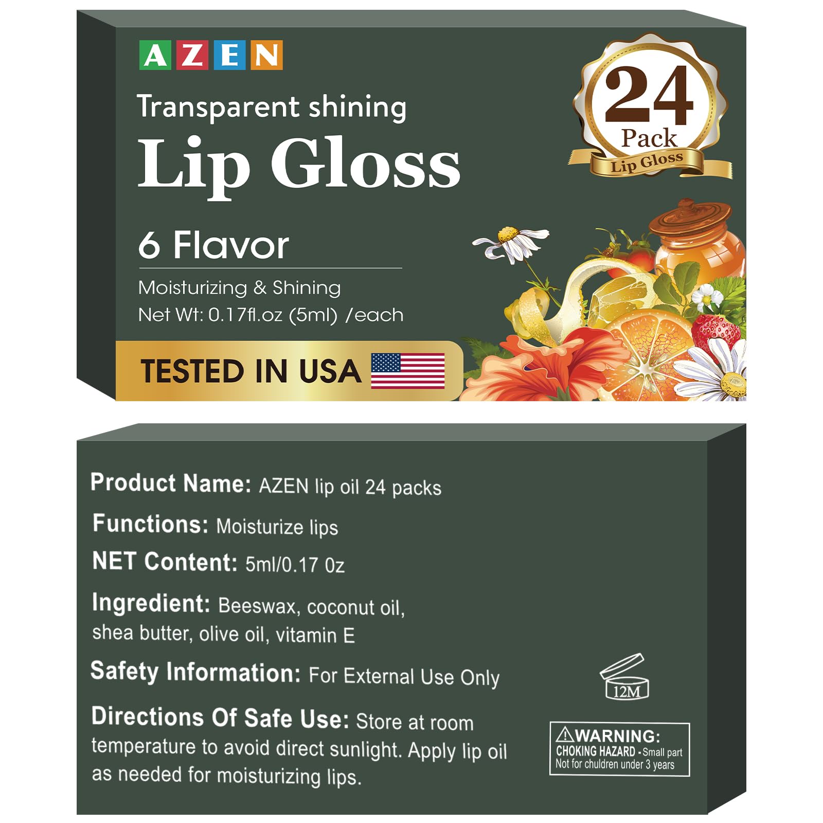 AZEN lip gloss in a handbag with mirror showing everyday portability and convenience