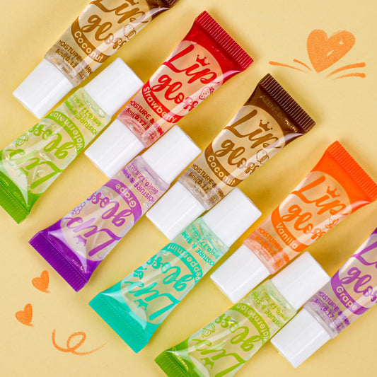 AZEN lip gloss texture close-up demonstrating smooth hydrating shine