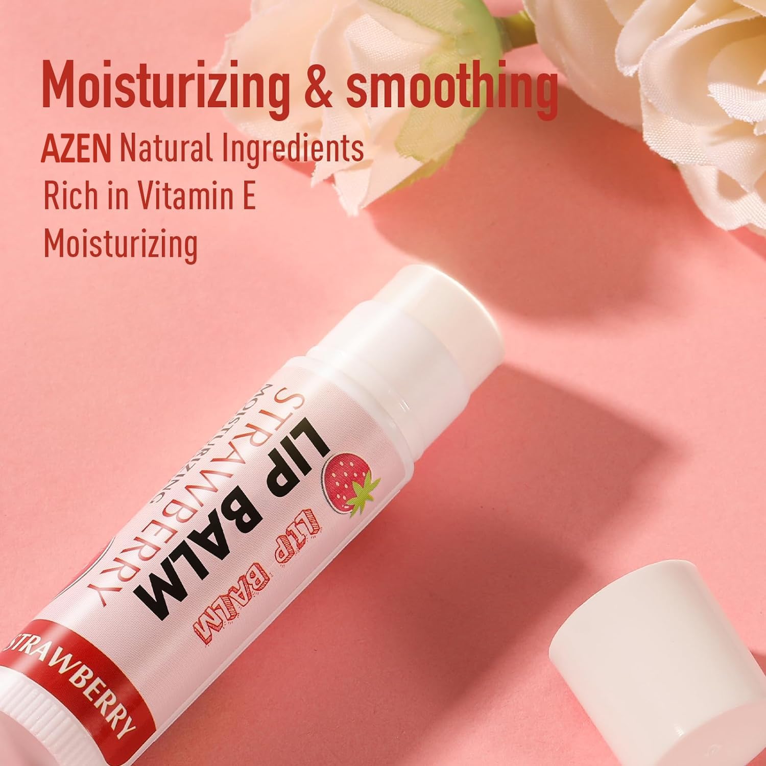 AZEN smooth balm texture close-up showing moisturizing finish