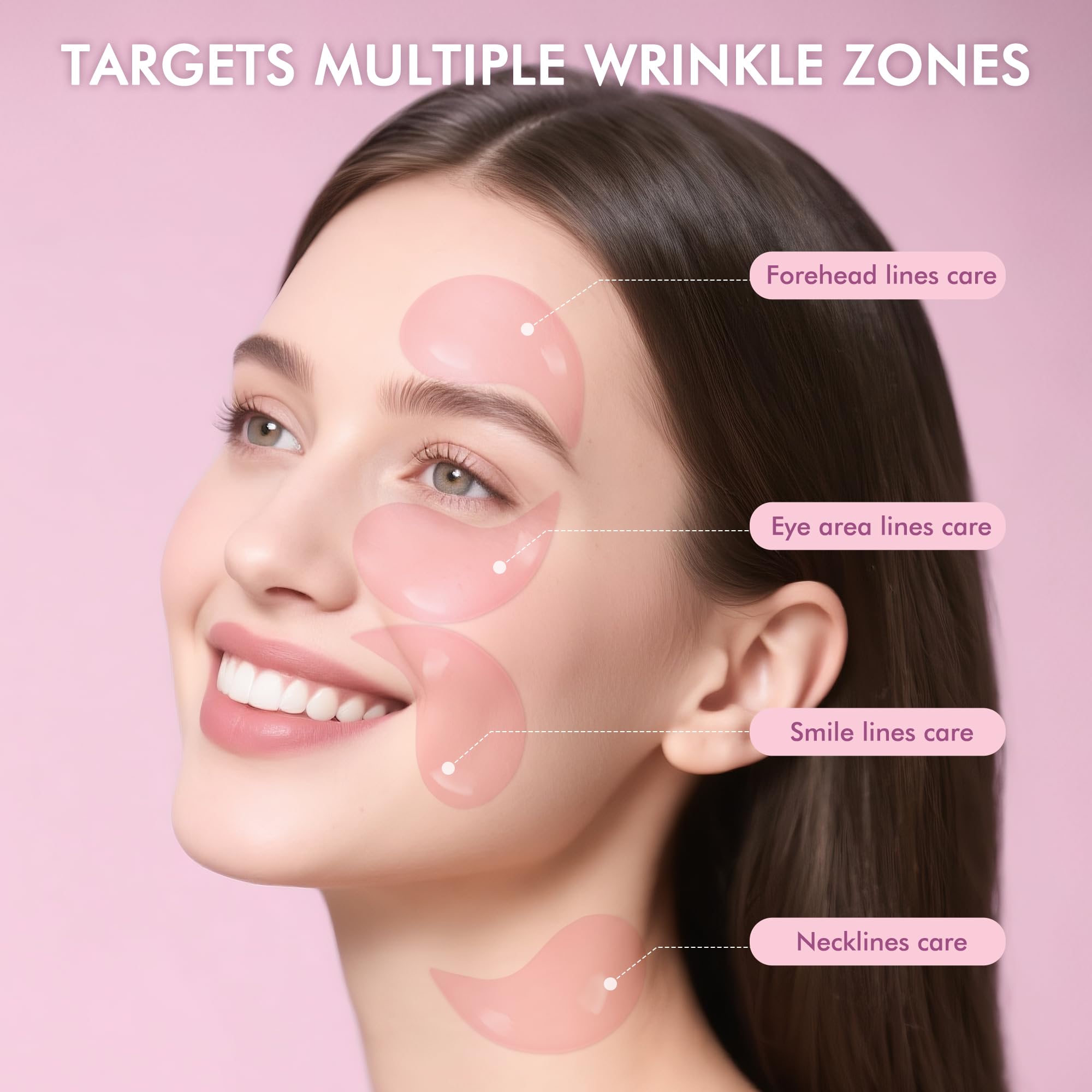 Before and after under-eye area using AzLucaky for brighter look