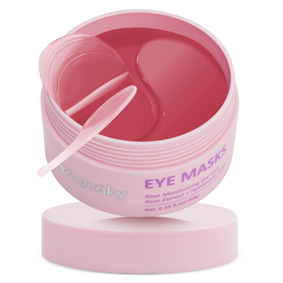 AzLucaky front packaging showing 40 pairs and rose benefits