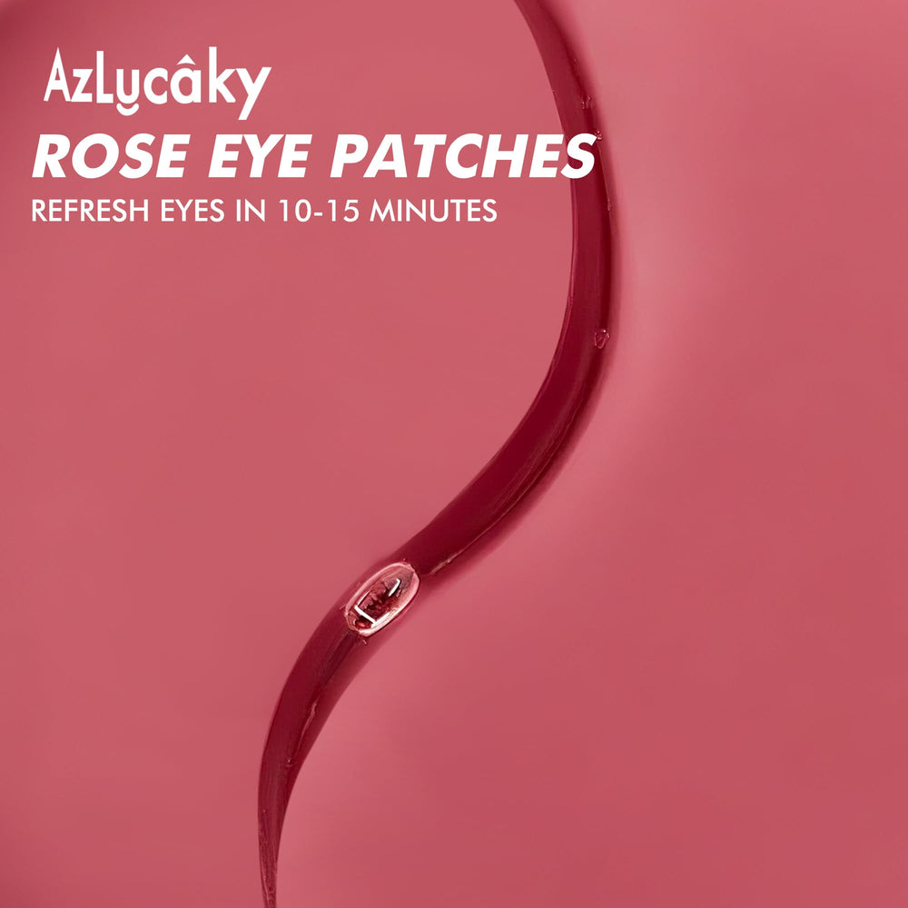 AzLucaky open jar with hydrogel patches stacked for easy access