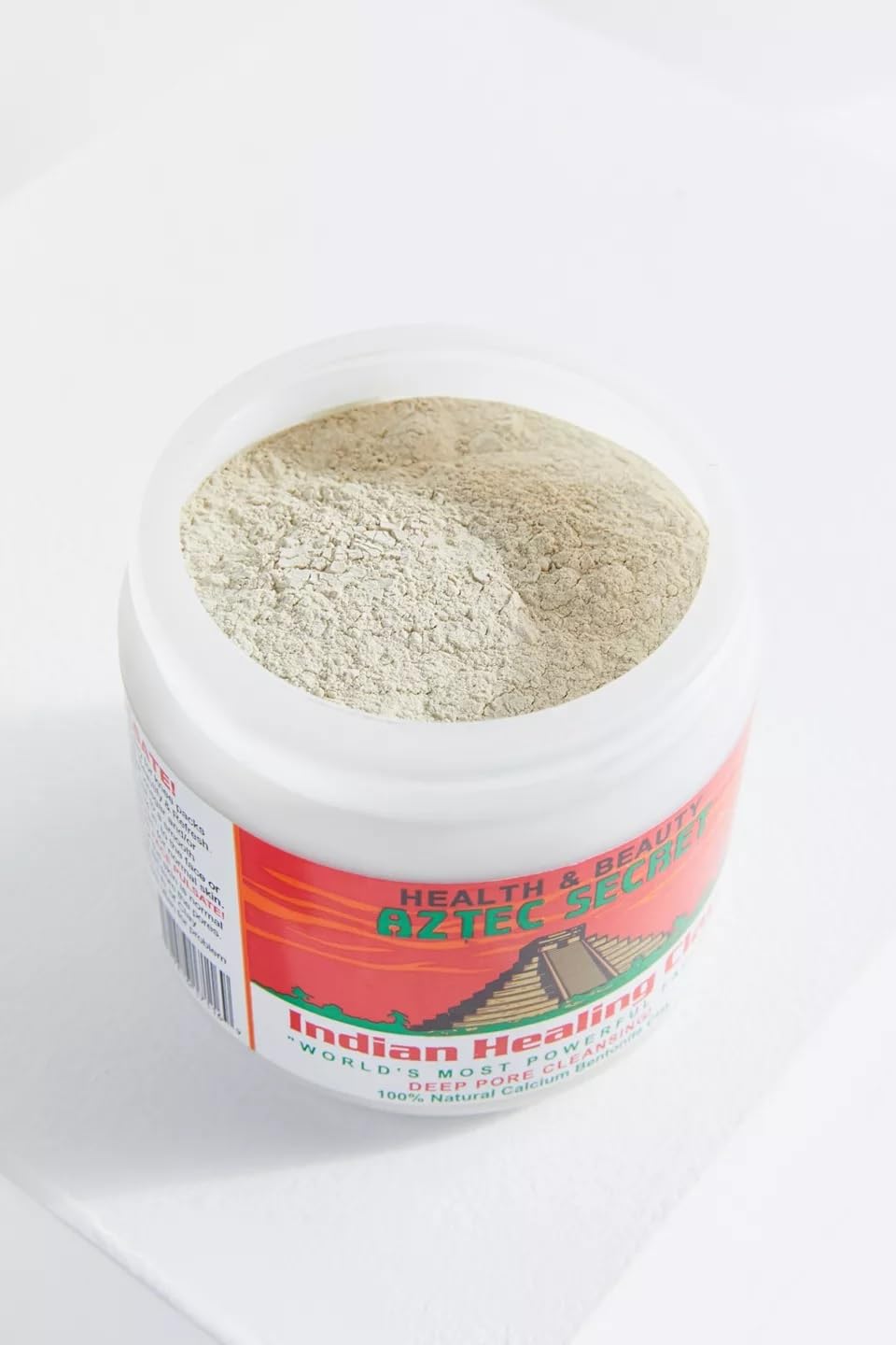 Aztec Secret mask mixed in bowl being applied showing easy preparation and even coverage