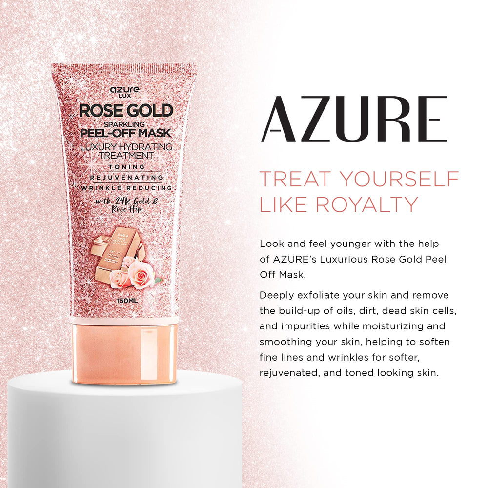 Azure Cosmetics application spread on hand demonstrating easy use