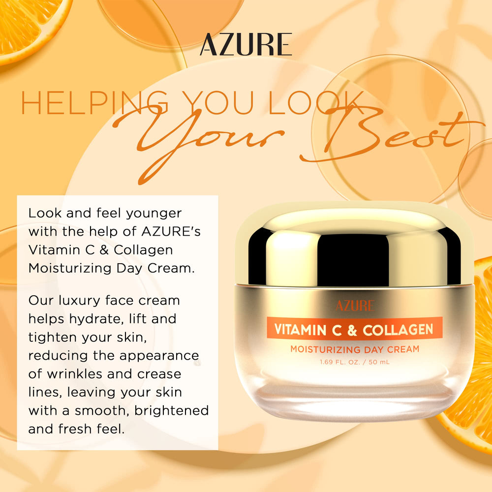 Azure Cosmetics cream dabbed on hand demonstrating quick absorption and smooth finish