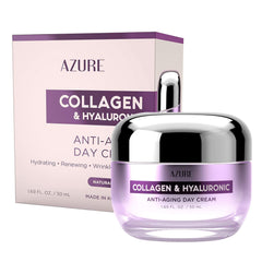 Azure Cosmetics jar front view showing clean packaging and size benefit