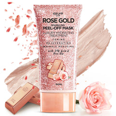 Azure Cosmetics front packaging showing rose hip and gold benefits